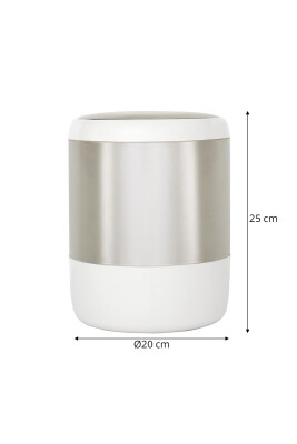 Lima Banyo Mutfak Çöp Kovası Beyaz 6 Litre - 3