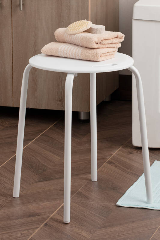 Banyo Tabure Beyaz - 1