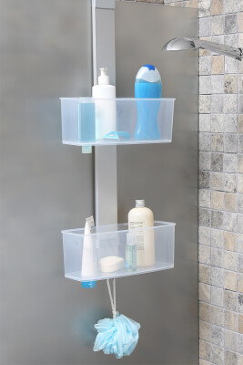 Banyo Duş Rafı Naturel - 1
