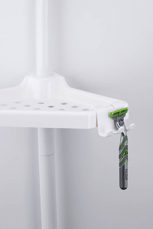 Banyo Köşe Rafı Beyaz - 6