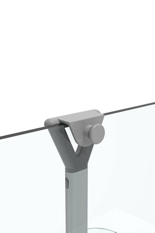 Yükseklik Ayarlı Paslanmaz Oval Banyo Rafı 2Li-Şeffaf - 4