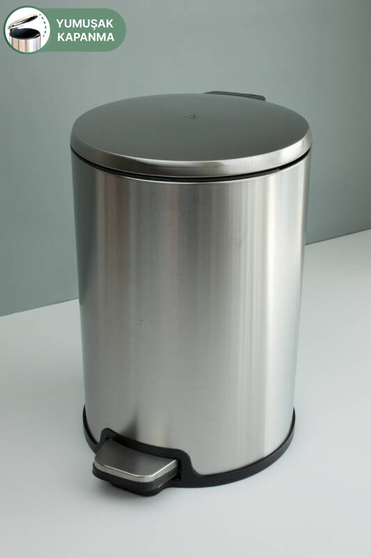 Cigo Pedallı Banyo Mutfak Ofis Çöp Kovası 12 Lt - 4