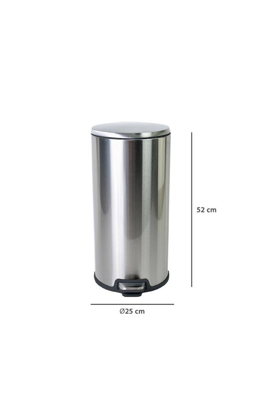 Cigo Pedallı Çöp Kovası 20 Lt İç Kısım Siyah - 8