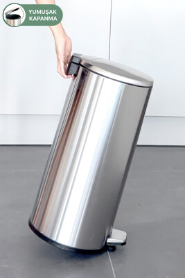 Cigo Pedallı Çöp Kovası 20 Lt İç Kısım Siyah - 5