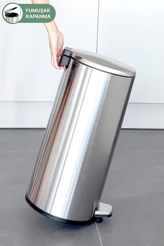 Cigo Pedallı Çöp Kovası 20 Lt İç Kısım Siyah - 5