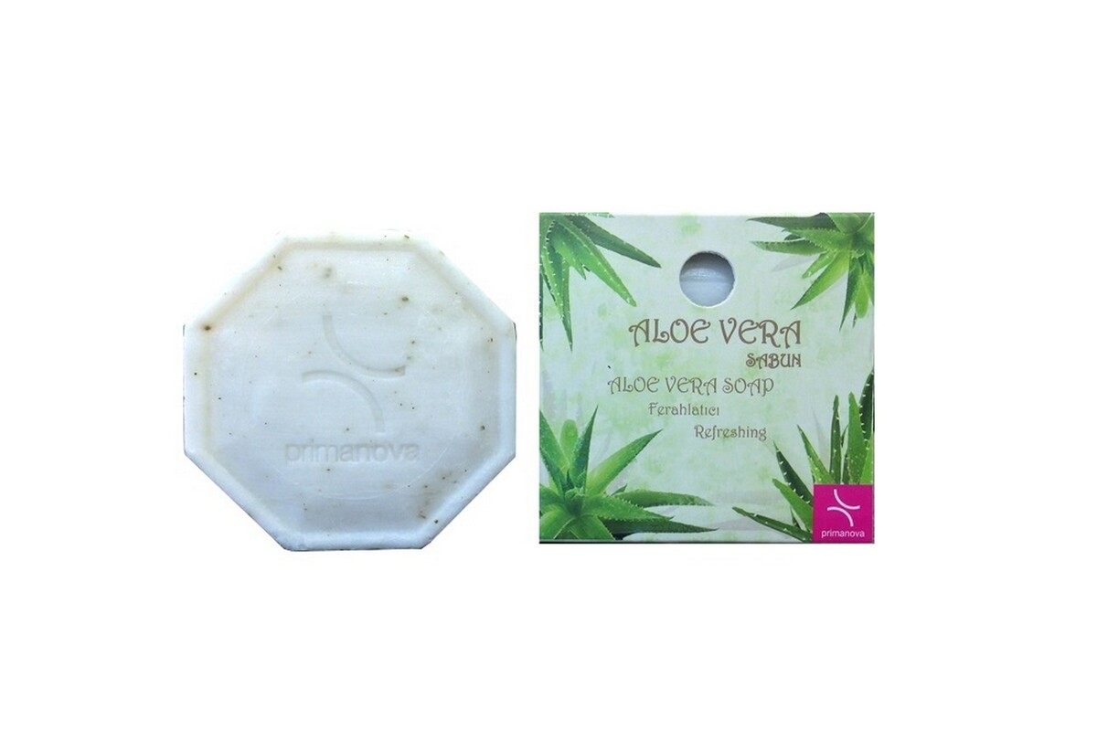 Primanova - PRIMANOVA ALOEVERA ÖZLÜ DOĞAL SABUN 125g