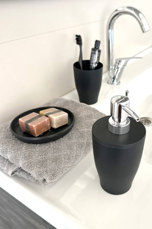 Pure 3'lü Banyo Seti-Siyah - 2