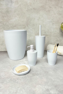 Pure Banyo Seti 5'li - Beyaz - Primanova