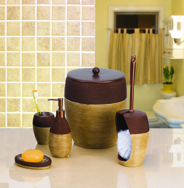 Rattan Banyo Seti 5'li