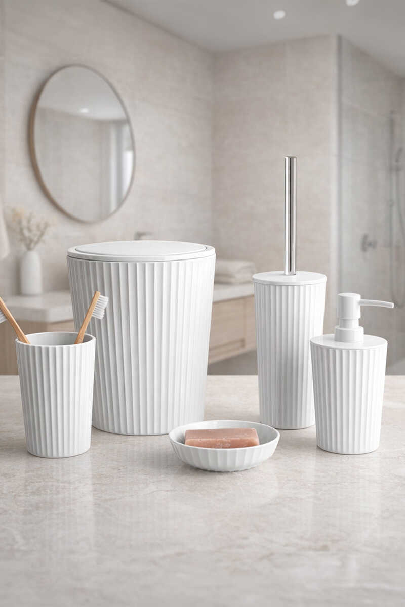 Ridge Banyo Seti - Beyaz