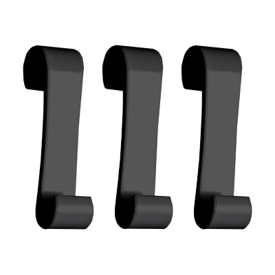 S Havlu Askı Siyah 3'Lü Set - Primanova