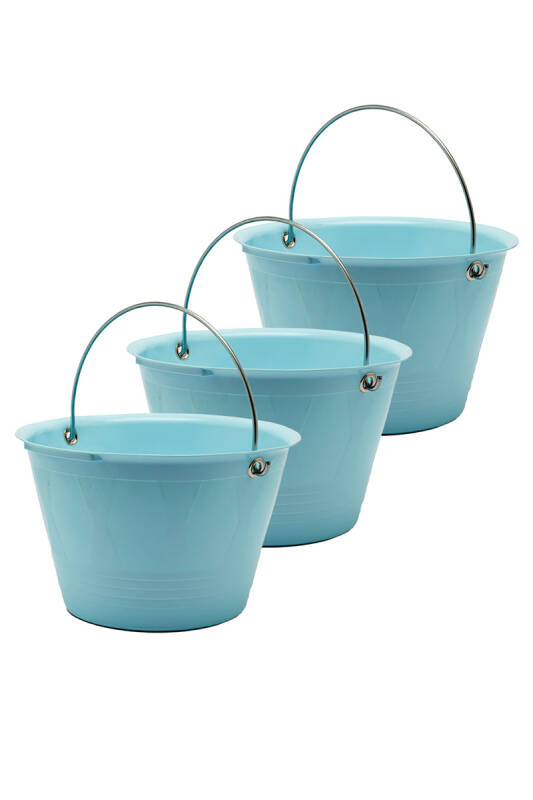 Saplı Kova-Mavi 3'Lü Set - 1