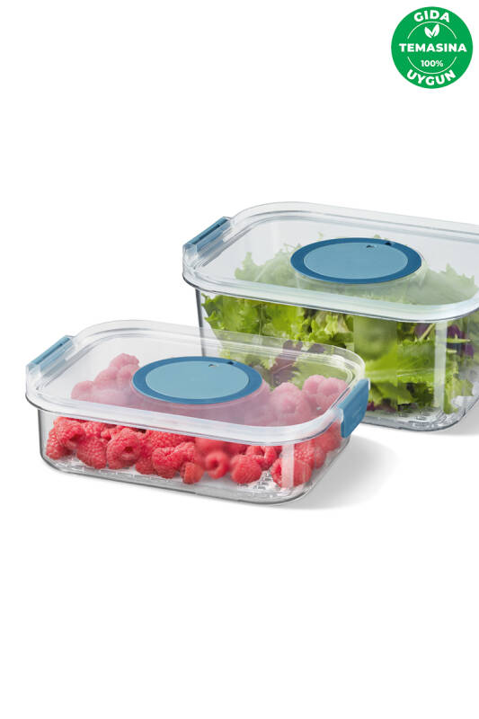 Seoul Buzdolabı Saklama Kapları 2'li Set (1200 ML + 2000 ML) - 2