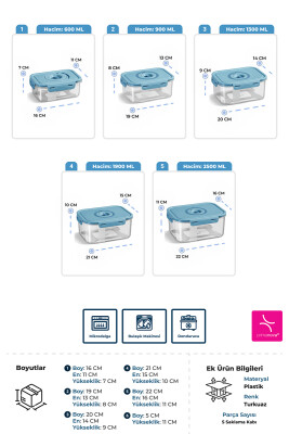 SEOUL SAKLAMA KABI 5'LI SET - 3
