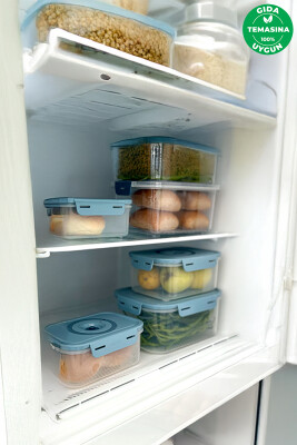 Seoul Vakumlu Taze Ürün Saklama Kabı 6'lı Set - 6