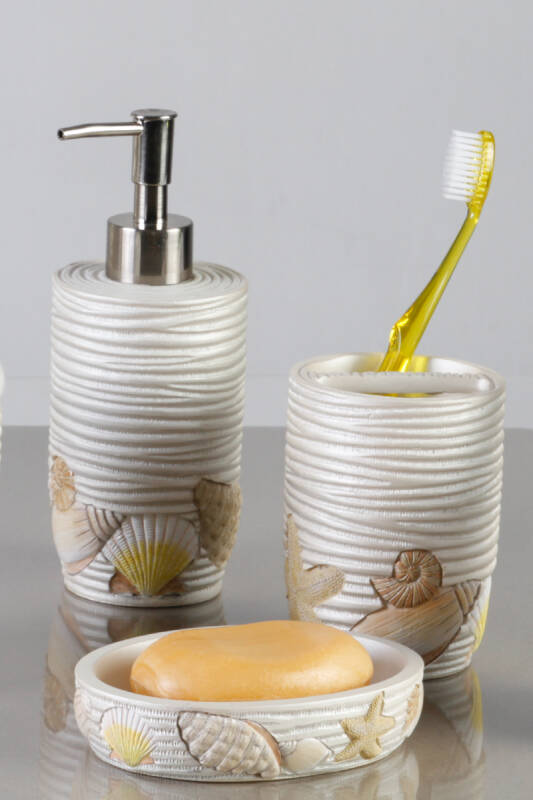 Seyşel 5'li Banyo Seti - Beyaz - 2