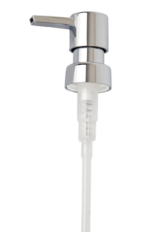 Sıvı Sabunluk Yedek Pompa Gümüş (Köşeli) - 1