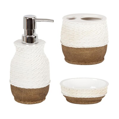 Tıre 3'Lü Banyo Seti - Primanova