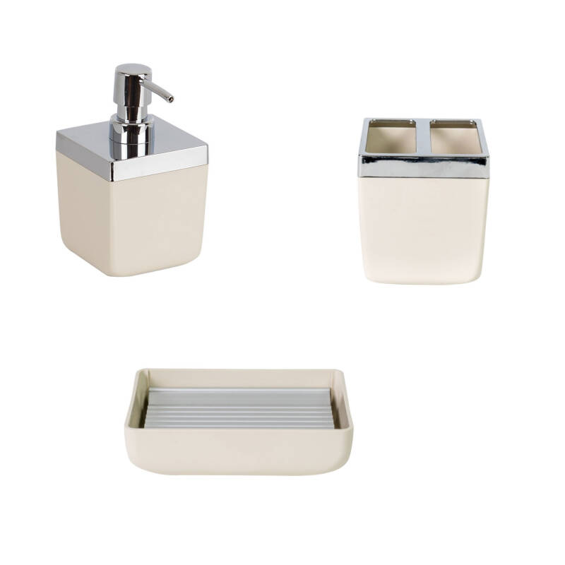 Toskana Banyo Seti 3 Lü Bej - 1