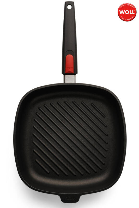 Nowo Titanium Kaplama Çıkarılabilir Saplı Izgara Tavası 28 CM Indüksiyon - 3