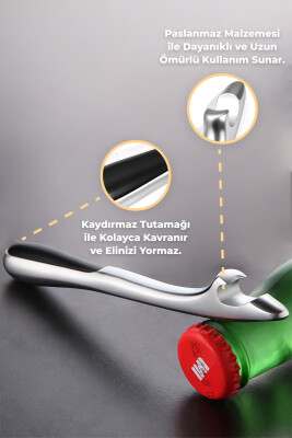 Yatay Şişe Açacağı - Metalik - Primanova (1)