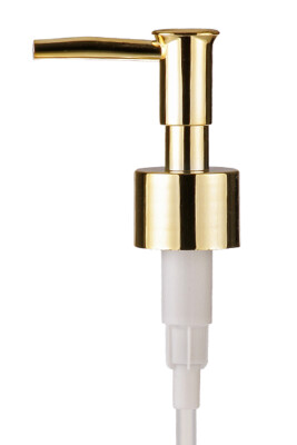 Yedek Sıvı Sabunluk Pompası Plastik - Parlak Gold - Primanova
