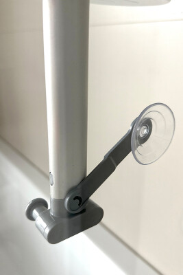 YÜKSEKLİK AYARLI OVAL BANYO RAFI 3LÜ-ŞEFFAF - 6